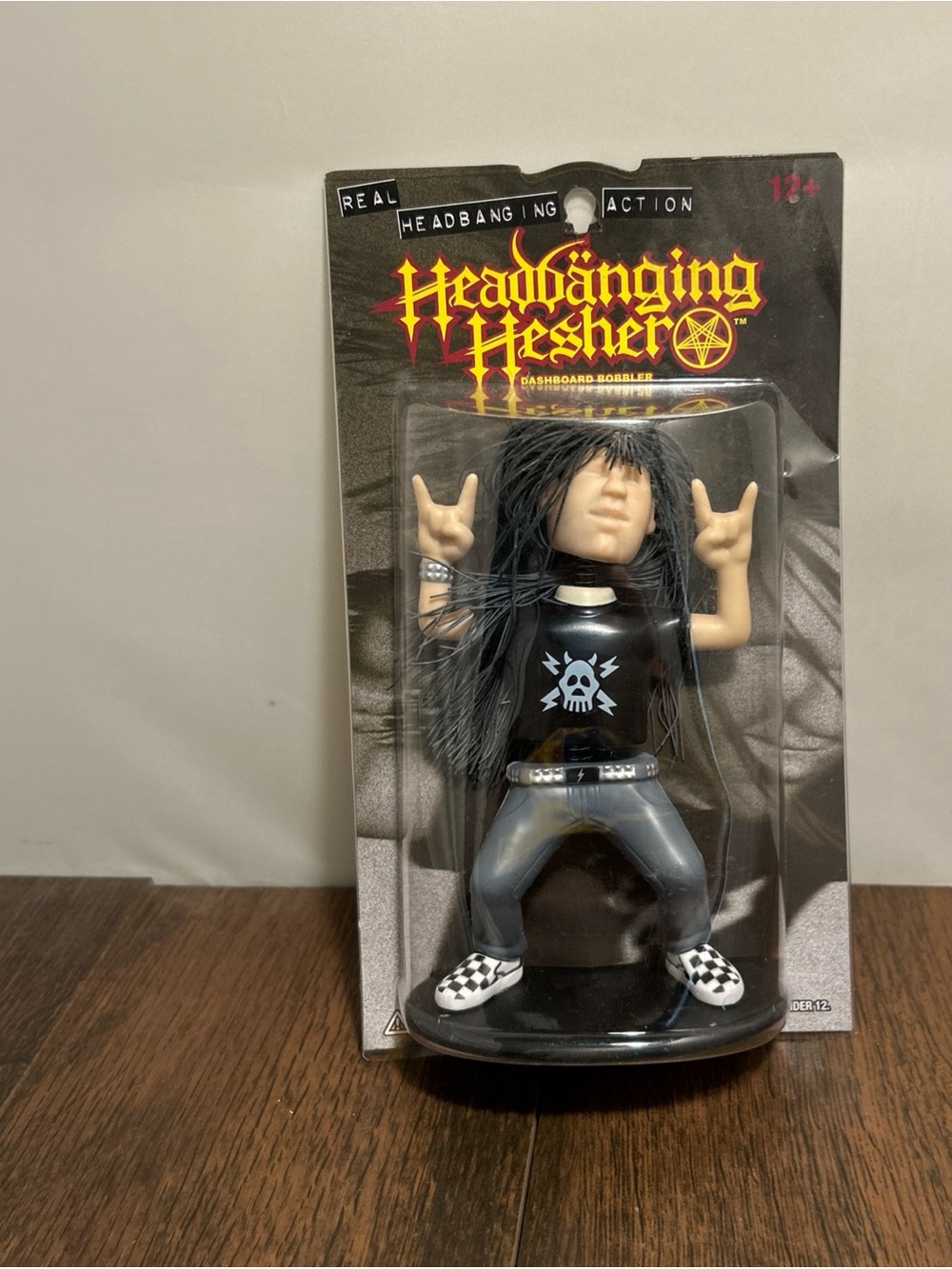 Headbanging Hesher Dashboard Bobblehead HEAVY METAL Headbanger Rock n Roll 2009